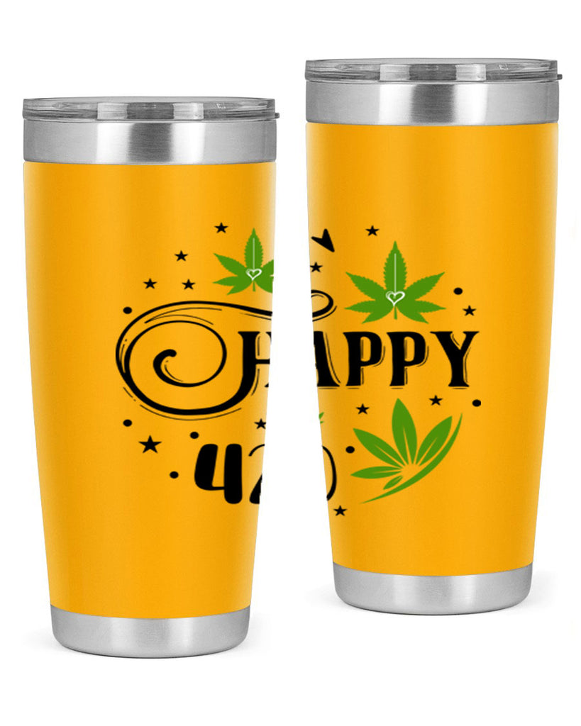 Happy 420 101#- marijuana- Tumbler