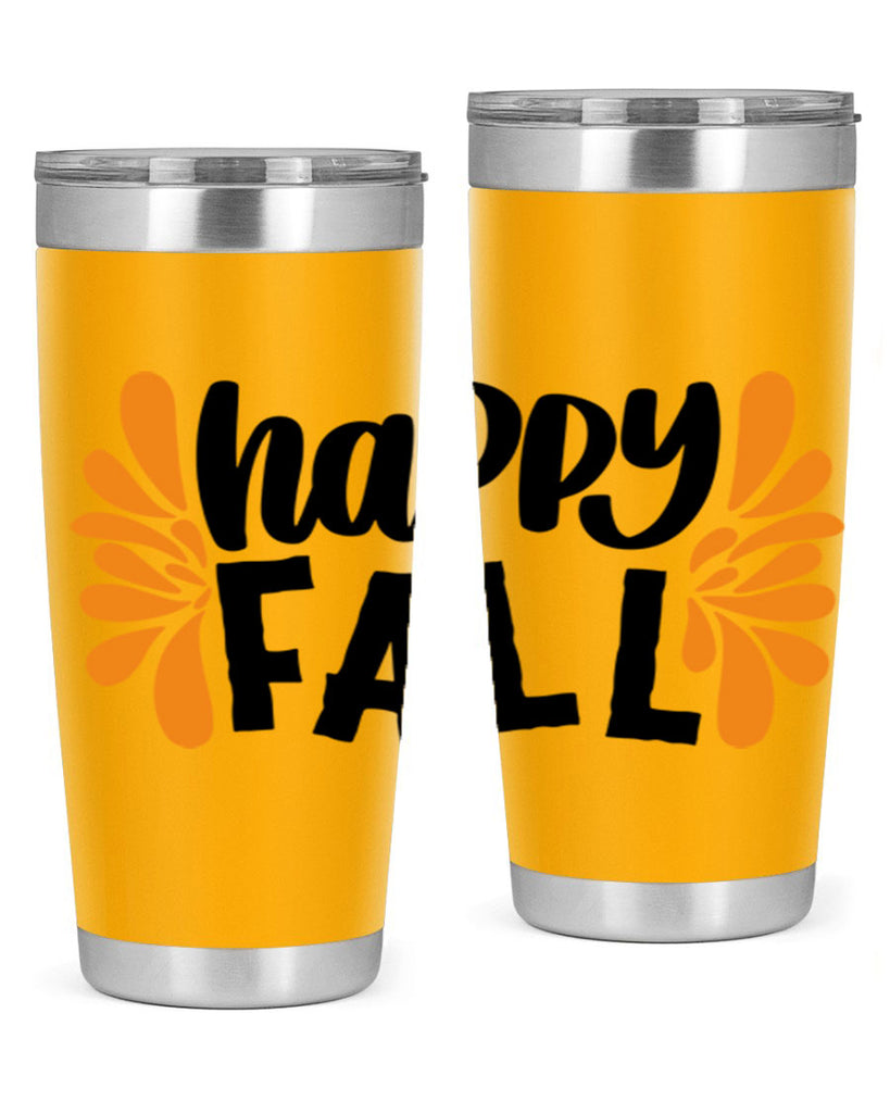Happy Fall 491#- fall- Tumbler
