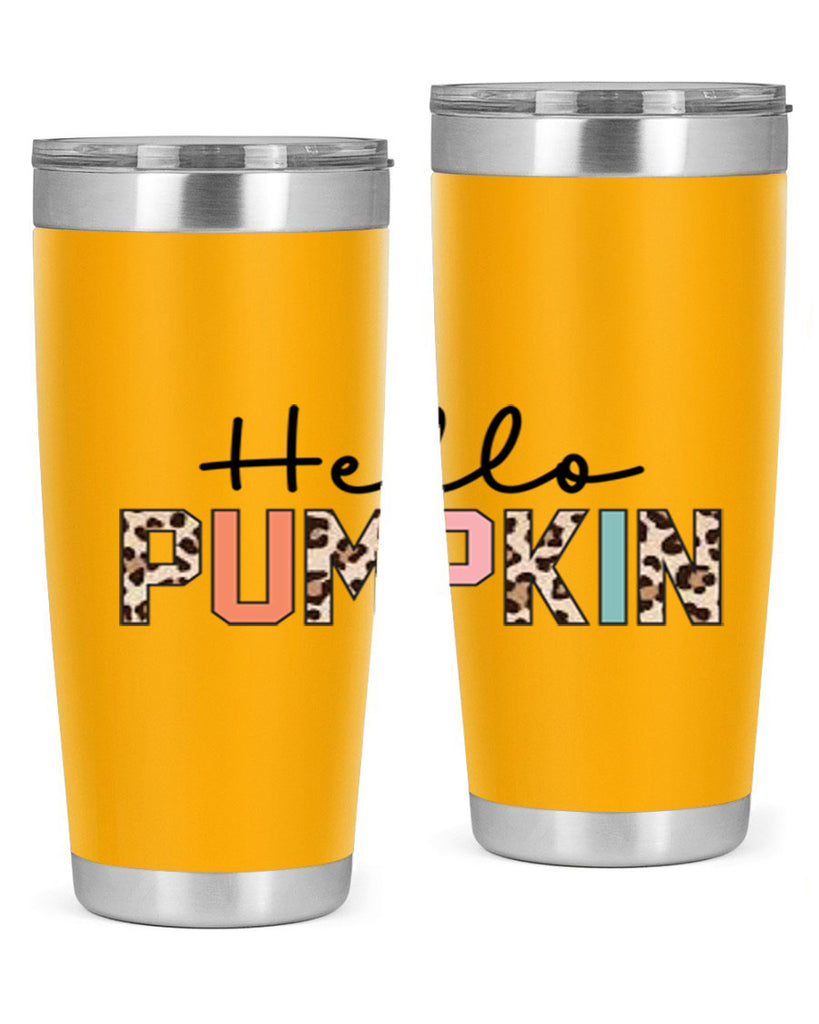 Hello pumpkin 289#- fall- Tumbler