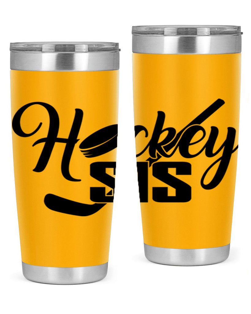 Hockey sis 1185#- hockey- Tumbler