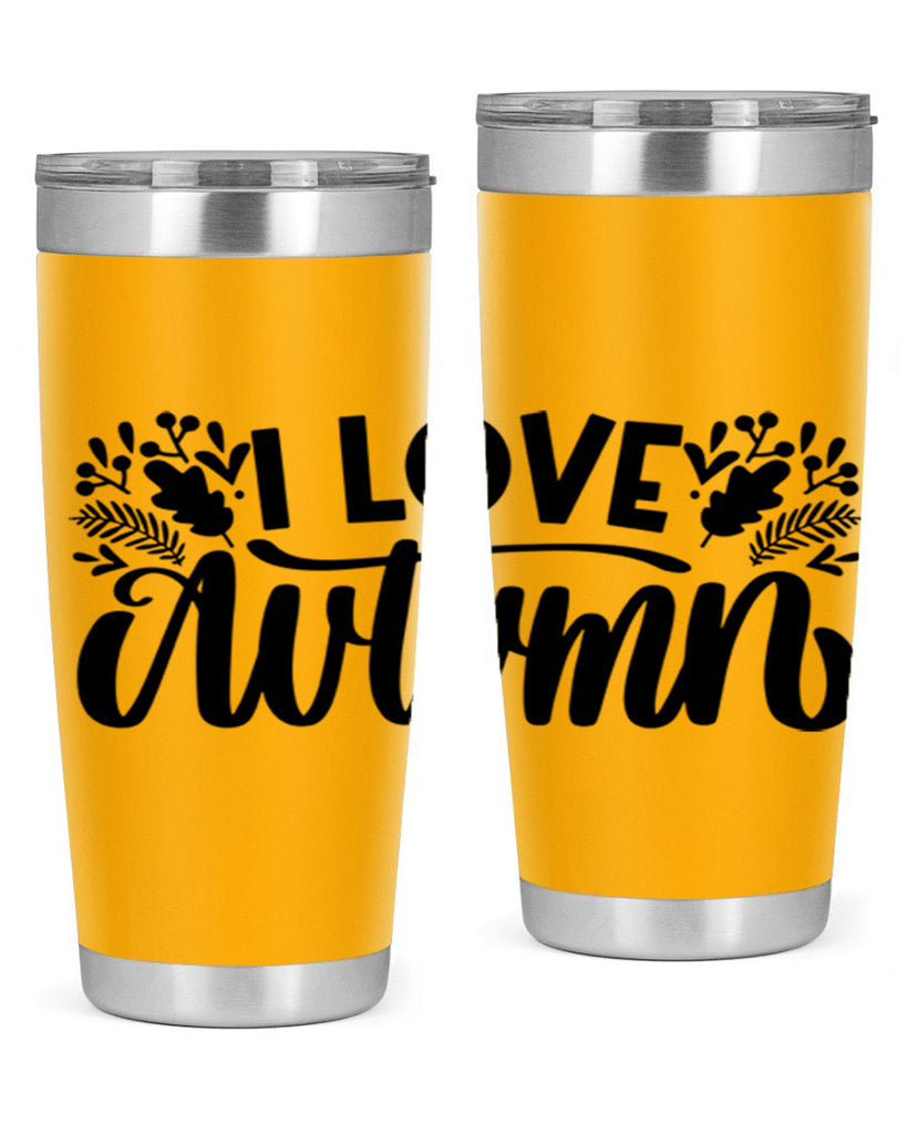 I Love Autumn 497#- fall- Tumbler