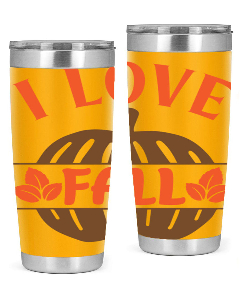 I Love Fall 337#- fall- Tumbler