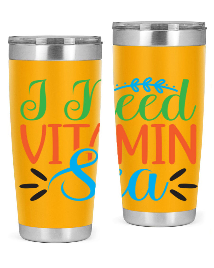 I Need Vitamin Sea 233#- mermaid- Tumbler
