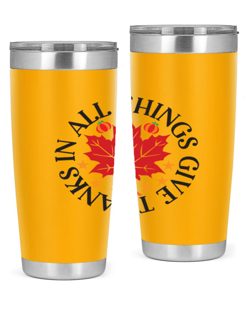 Inallthingsgivethanks 353#- fall- Tumbler