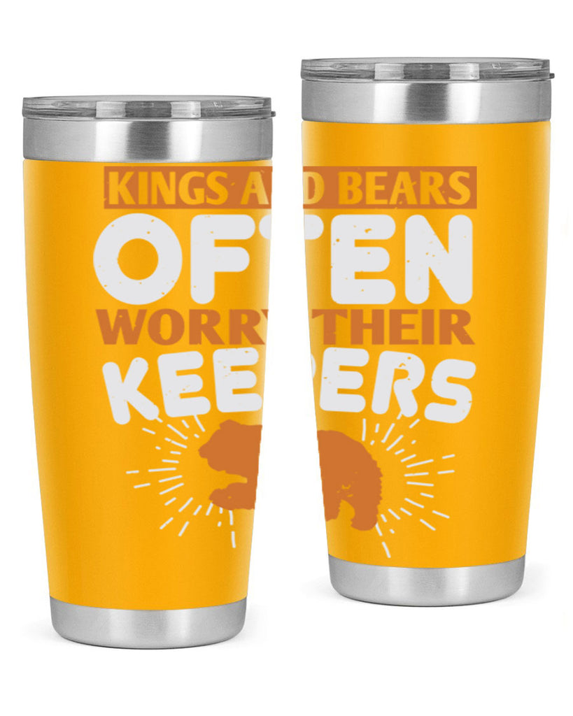 Kings and Bears often worry their Keepers 66#- Bears- Tumbler