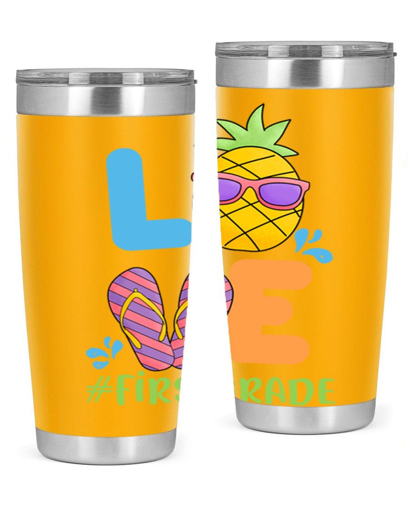 LOVE 1st Grade Summer Pineapple 8#- 1st grade- Tumbler