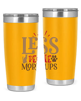 Less People More Pups Style 18#- cat- Tumbler