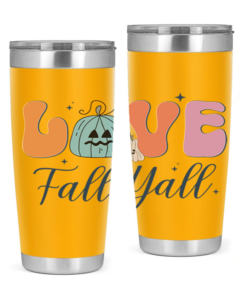 Love Fall Yall 413#- fall- Tumbler