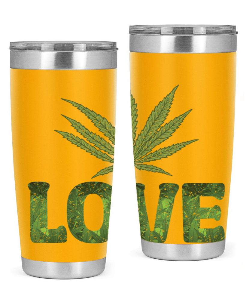 Love Sublimation 192#- marijuana- Tumbler