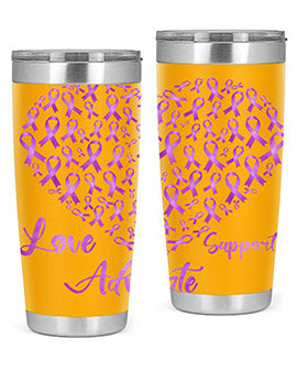 Love Suppor Advocae AlzheimerS 194#- alzheimers- Tumbler