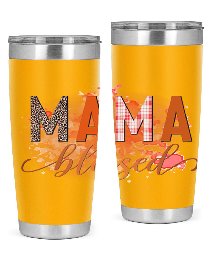 Mama Blessed 418#- fall- Tumbler