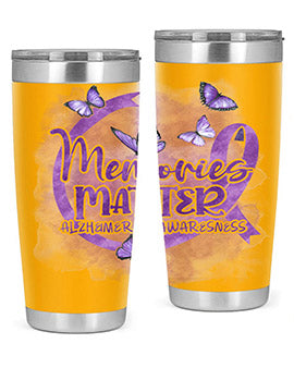 Memories Maer AlzheimerS Awareness 196#- alzheimers- Tumbler