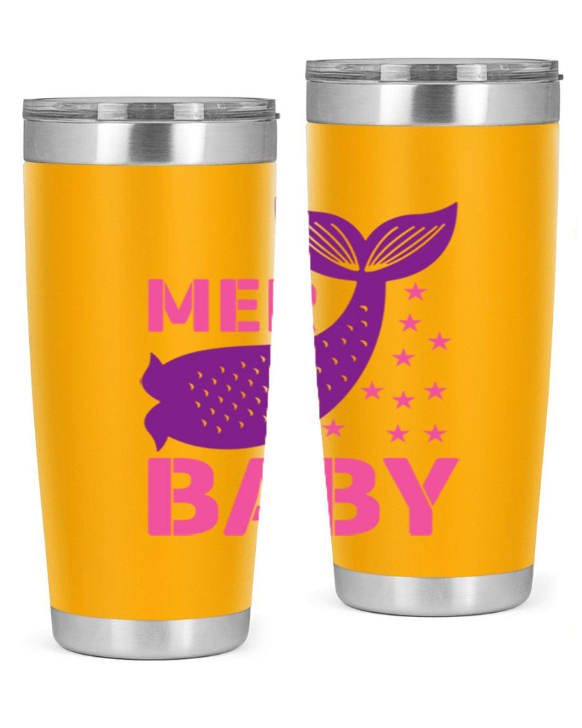 Mer Baby 321#- mermaid- Tumbler