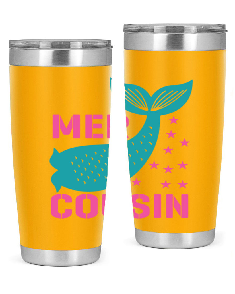 Mer Cousin 324#- mermaid- Tumbler