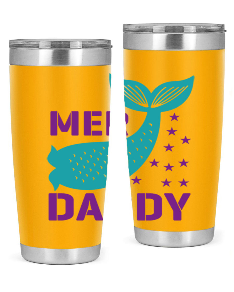 Mer Daddy 326#- mermaid- Tumbler