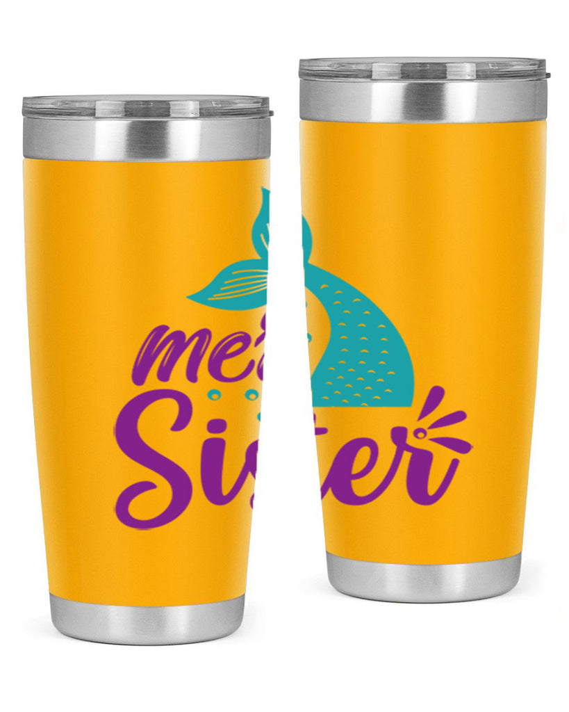 Mer Sister 346#- mermaid- Tumbler