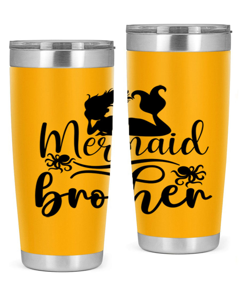 Mermaid Brother 355#- mermaid- Tumbler