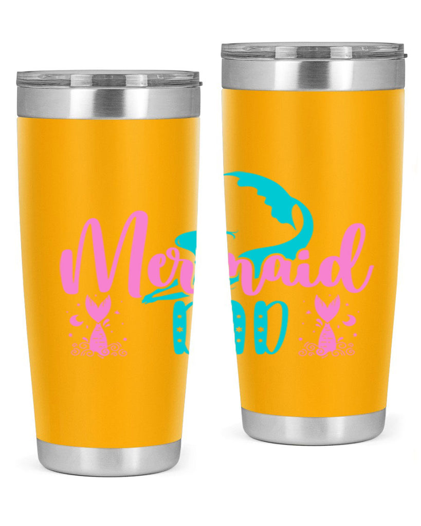 Mermaid Dad 356#- mermaid- Tumbler