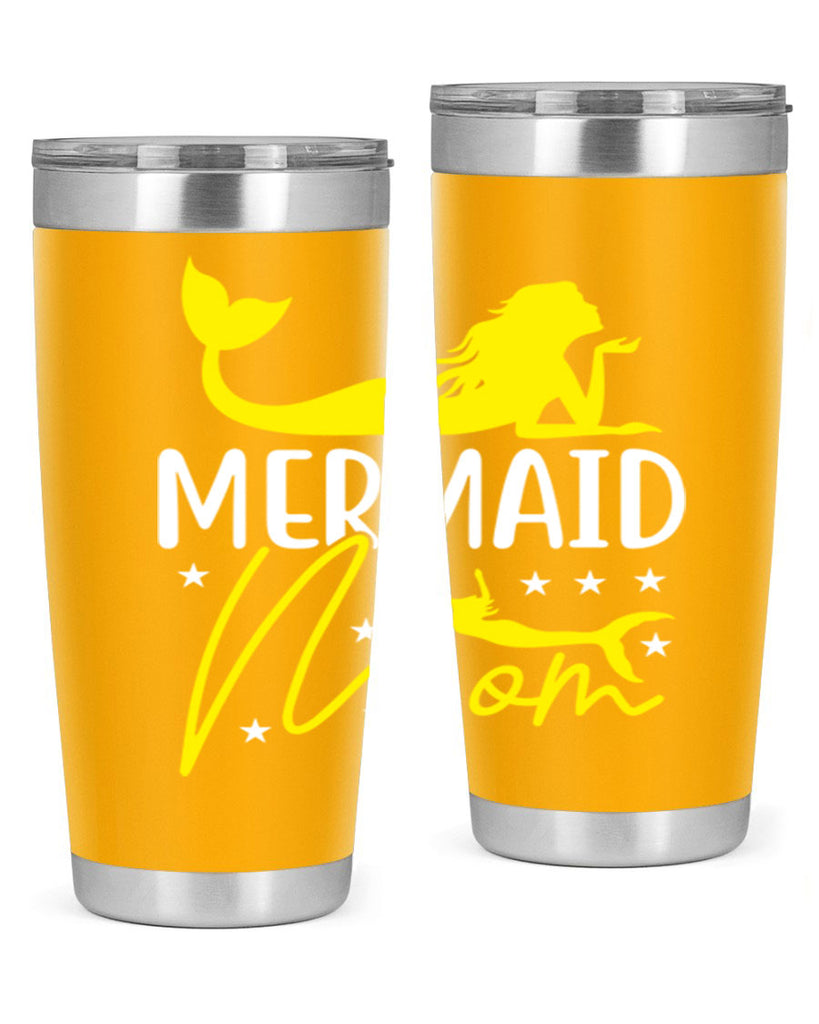 Mermaid Mom 370#- mermaid- Tumbler