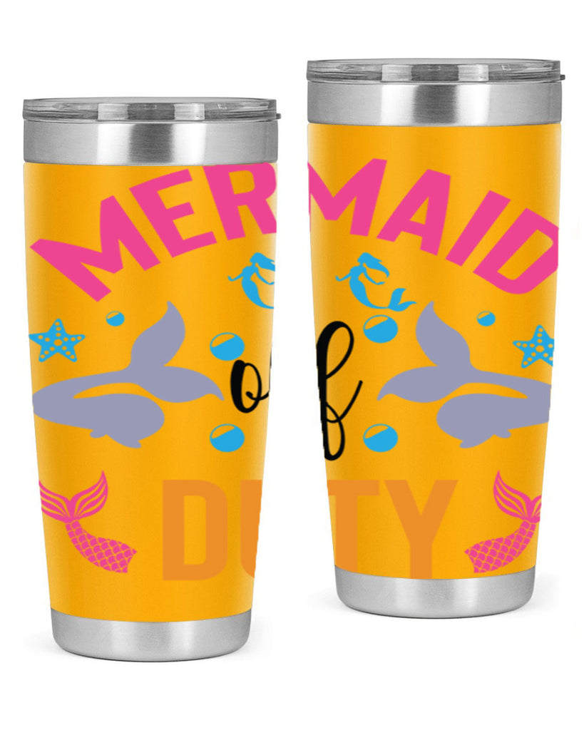 Mermaid Off Duty Design 438#- mermaid- Tumbler