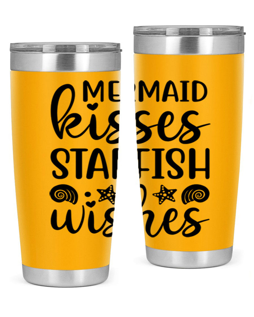Mermaid kisses starfish wishes 426#- mermaid- Tumbler