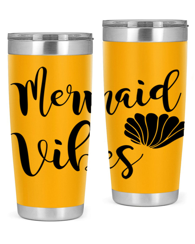 Mermaid vibes 464#- mermaid- Tumbler