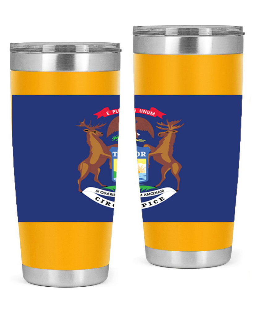 Michigan 30#- Us Flags- Tumbler