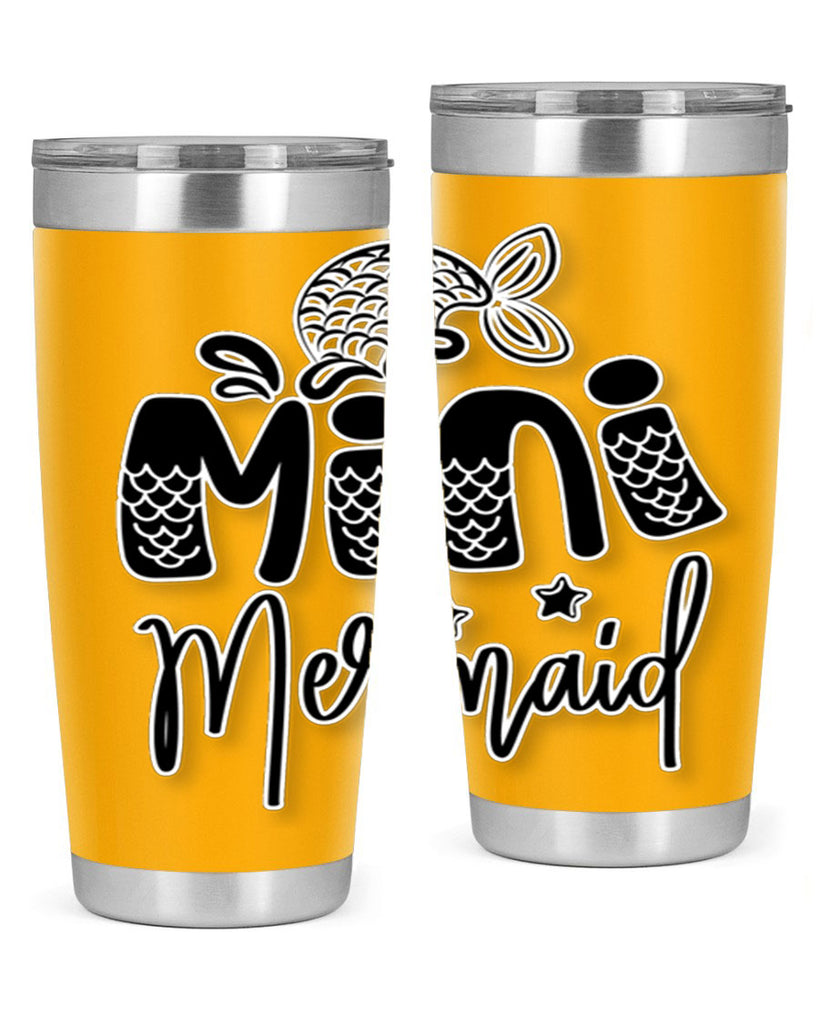 Mini Mermaid 508#- mermaid- Tumbler
