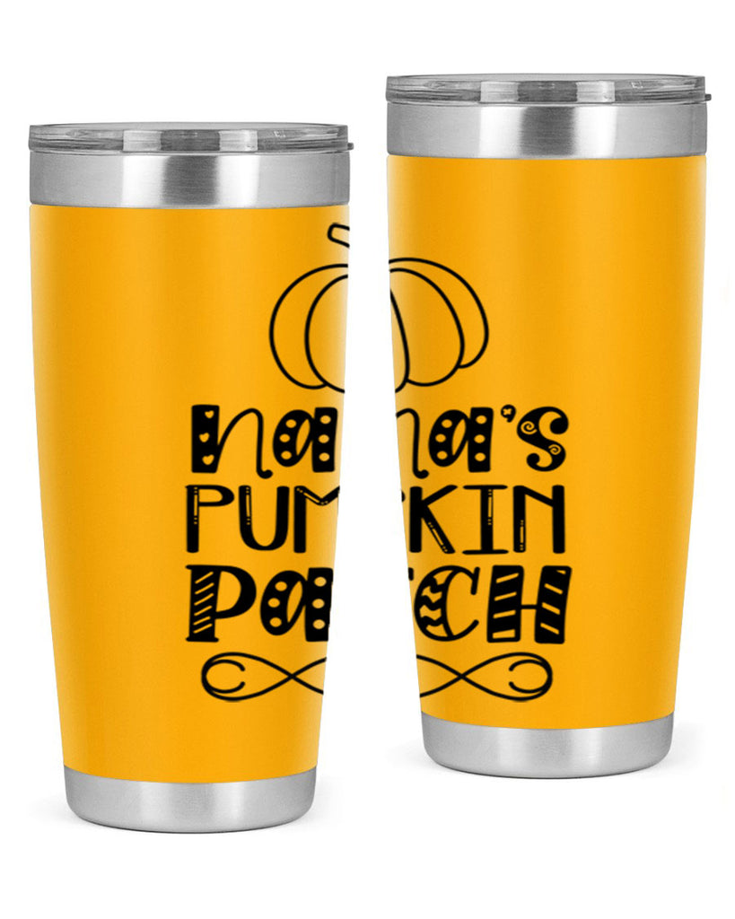 Nana s Pumpkin Patch 439#- fall- Tumbler