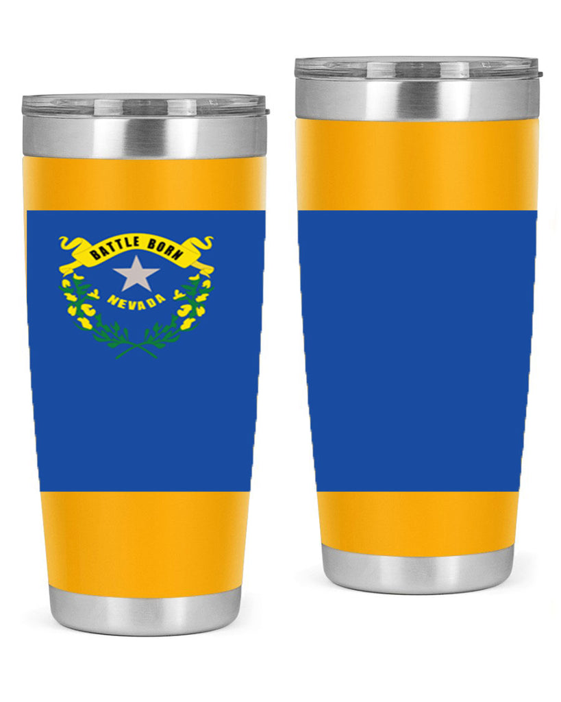 Nevada 24#- Us Flags- Tumbler