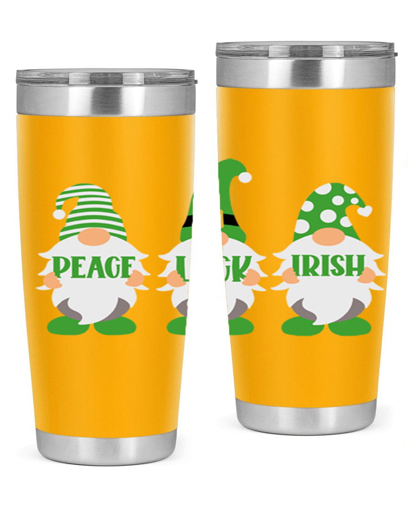 Peace Luck Irish Style 41#- St Patricks Day- Tumbler