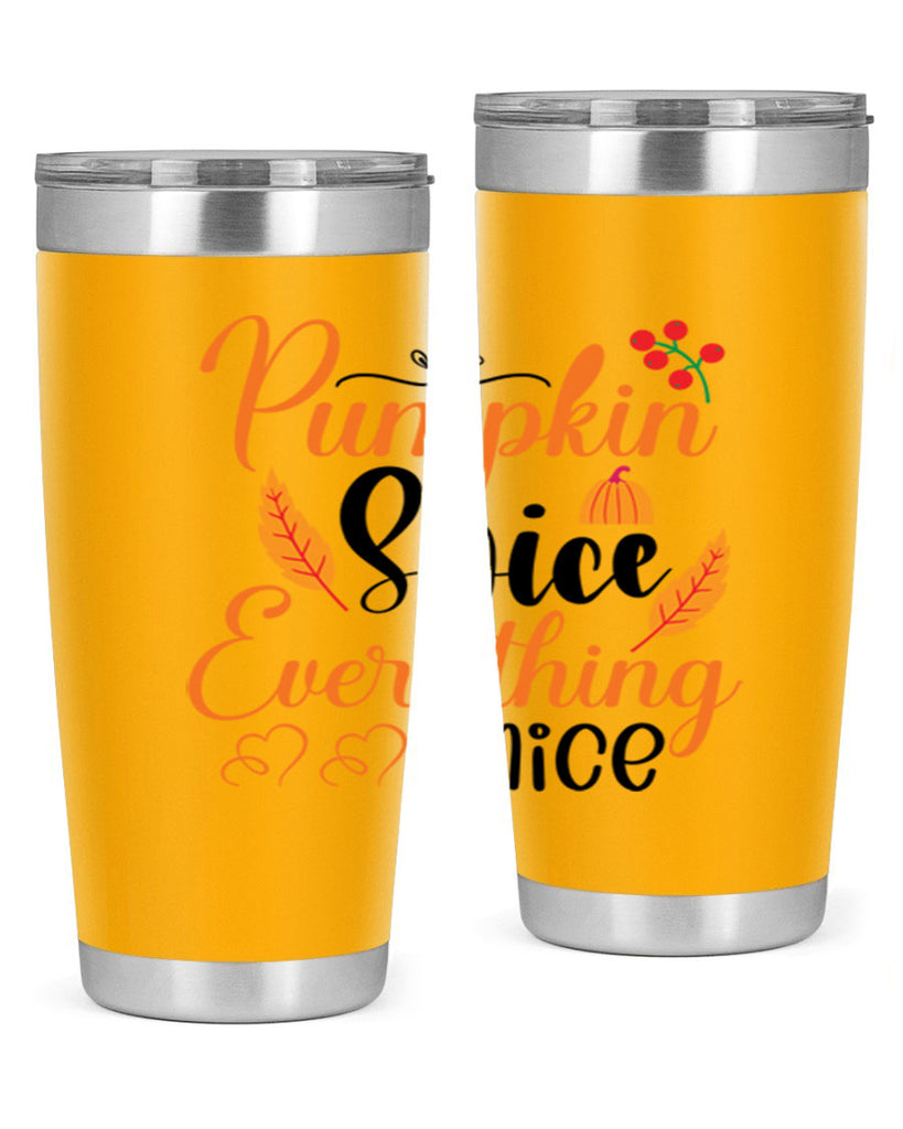 Pumpkin Spice Everything Nice 543#- fall- Tumbler