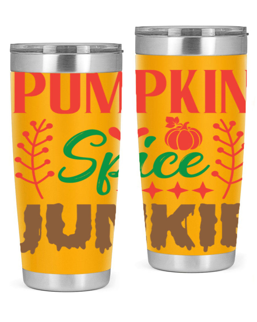 Pumpkin Spice Junkie 547#- fall- Tumbler