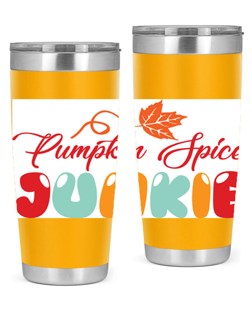 PumpkinSpiceJunkiedesign 569#- fall- Tumbler