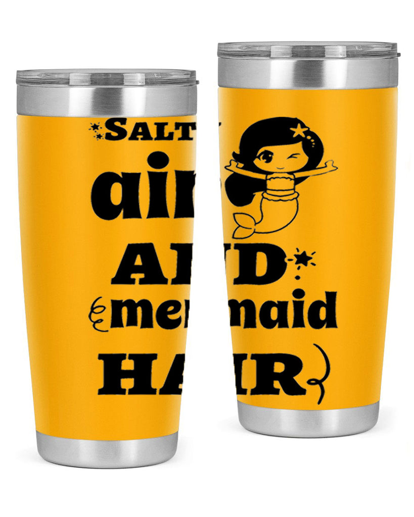 Salty air and mermaid hair 567#- mermaid- Tumbler