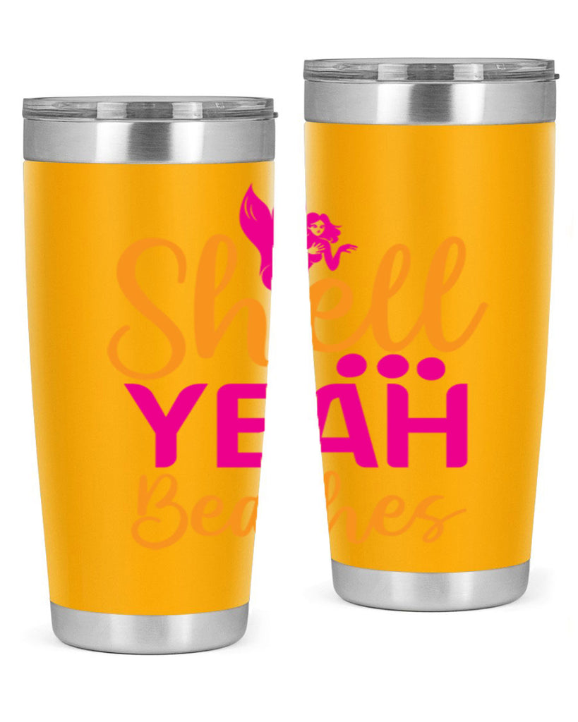 Shell Yeah Beaches 586#- mermaid- Tumbler