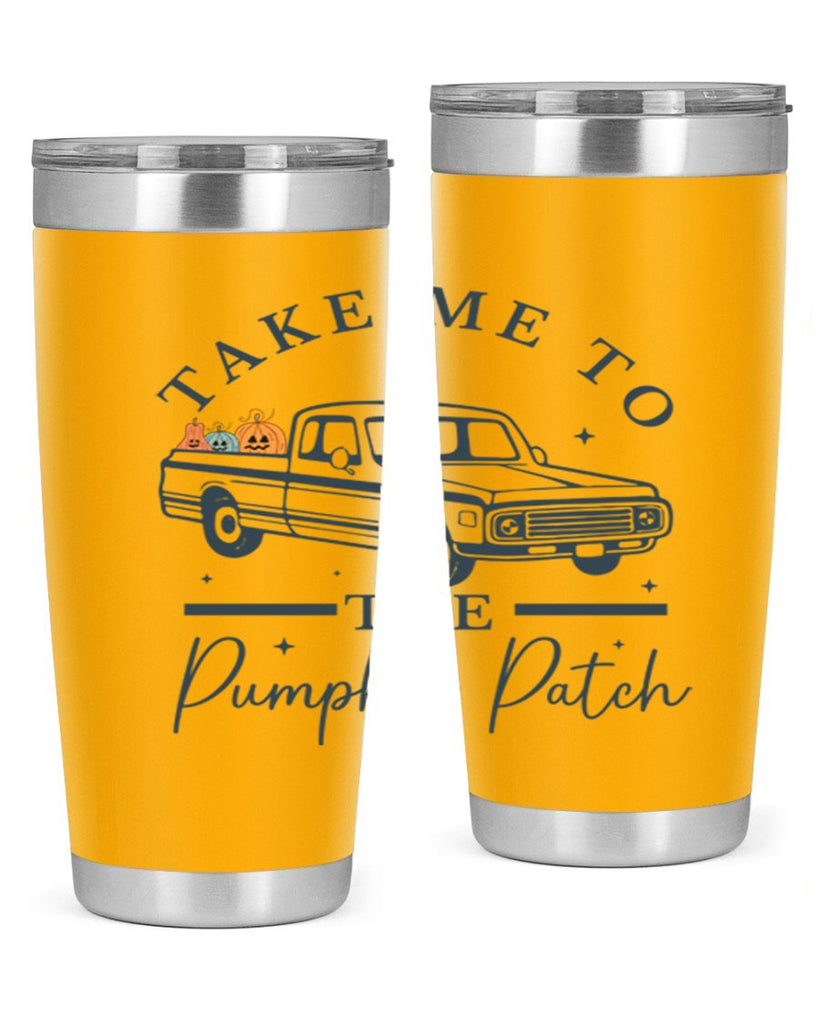 Take Me To The Pumpkin Patch 593#- fall- Tumbler