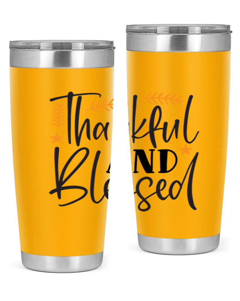 Thankfulandblessed 608#- fall- Tumbler