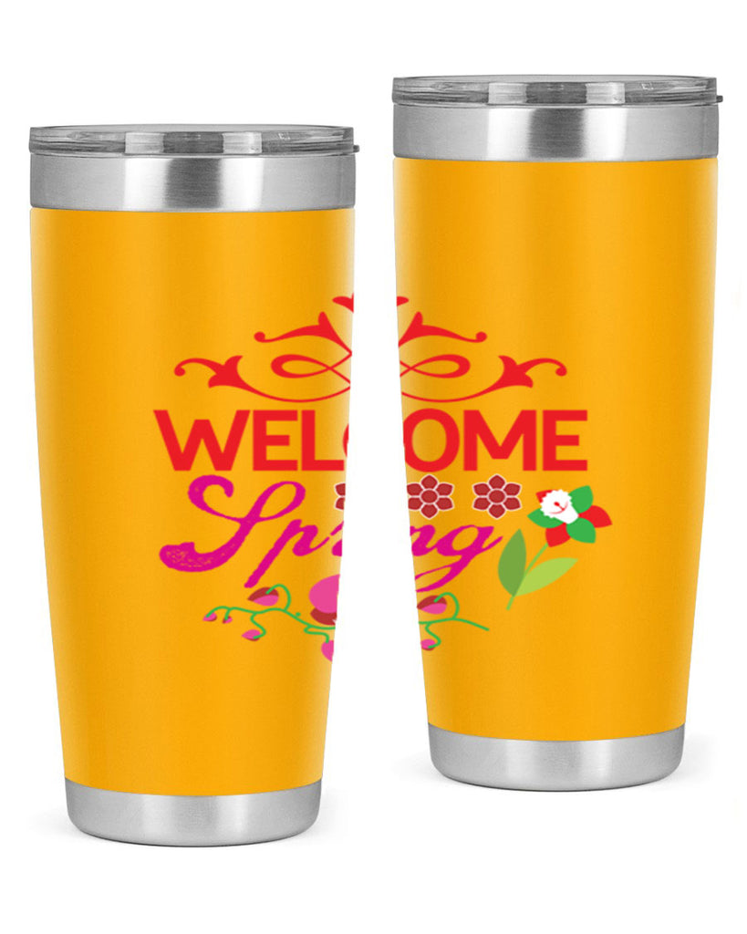 Welcome Spring 580#- spring- Tumbler