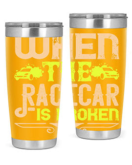 When The Racecar Is Broken Style 10#- dog- Tumbler