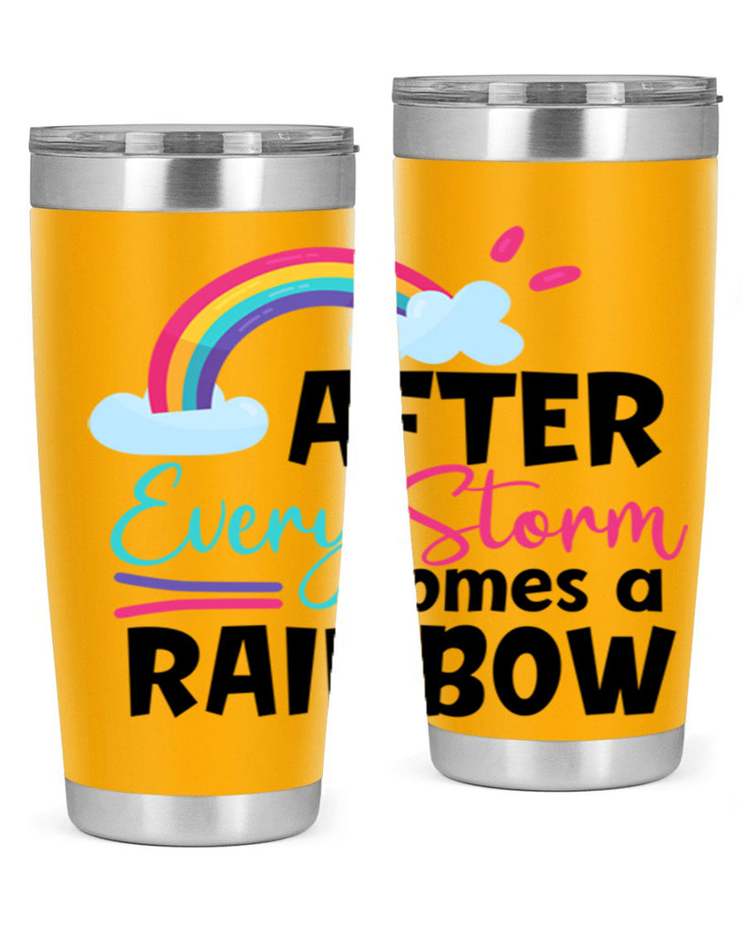 after every storm comes a rainbow Style 291#- baby- tumbler