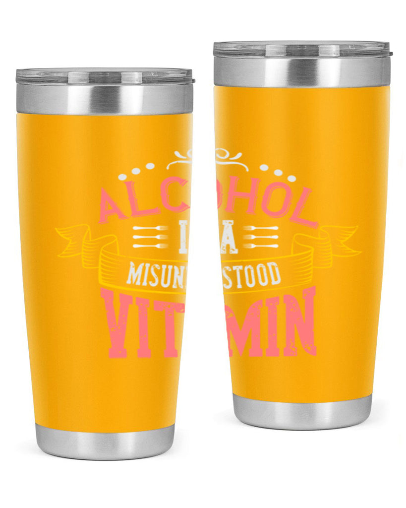 alcohol is a misunderstood vitamin 50#- cooking- Tumbler