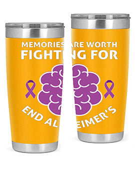 alzheimers awareness style 34#- alzheimers- Tumbler