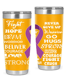 alzheimers awareness style 64#- alzheimers- Tumbler