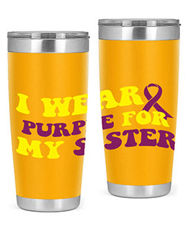 alzheimers awareness style 80#- alzheimers- Tumbler