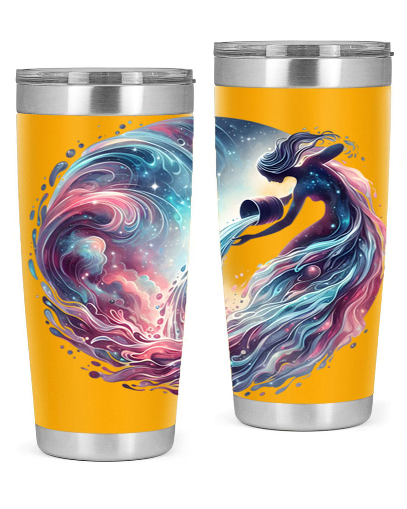 aquarius 91#- zodiac- Tumbler