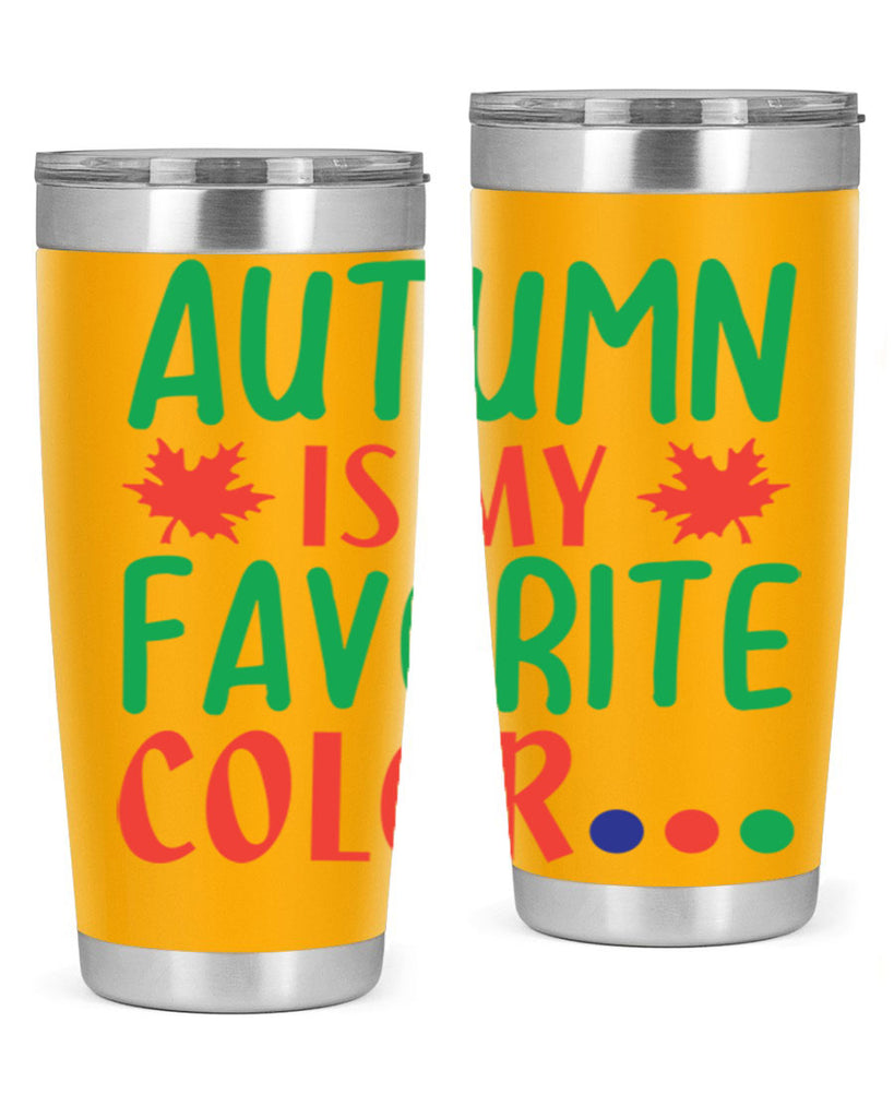 autumn is my favorite color 18#- fall- Tumbler