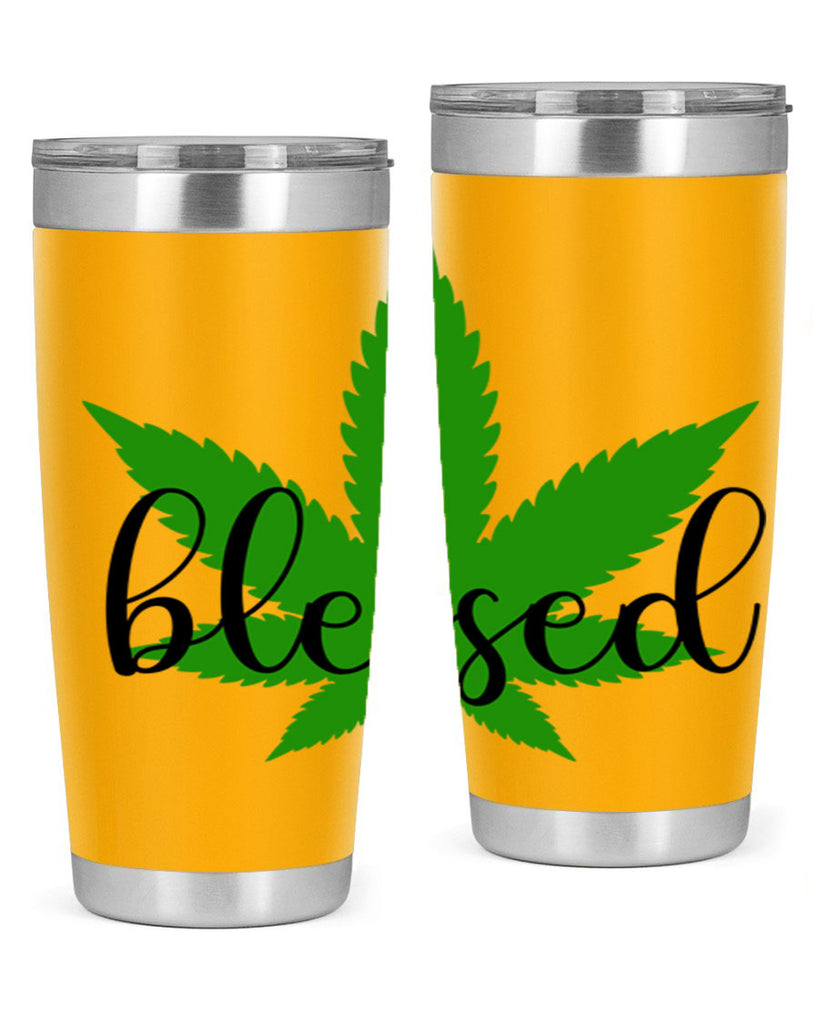 blessed 17#- marijuana- Tumbler