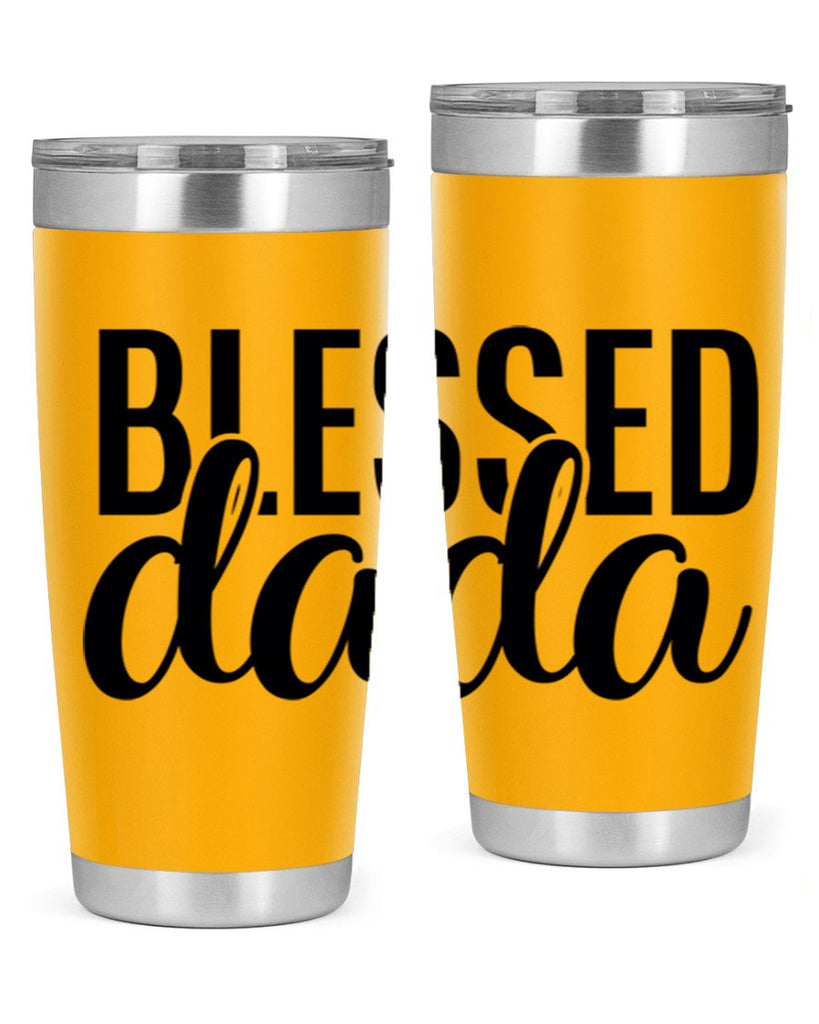 blessed dada 34#- dad- Tumbler