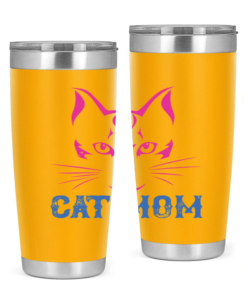 cat mom 195#- mom- Tumbler